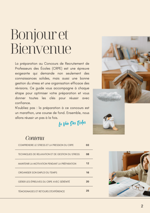 Le Guide Essentiel pour Réussir le CRPE : Gérer le Stress et Organiser vos Révisions