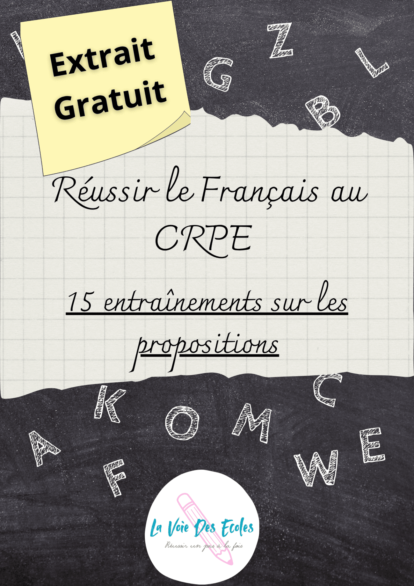 Réussir le Français au  CRPE - 15 entraînements sur les propositions (extrait gratuit)
