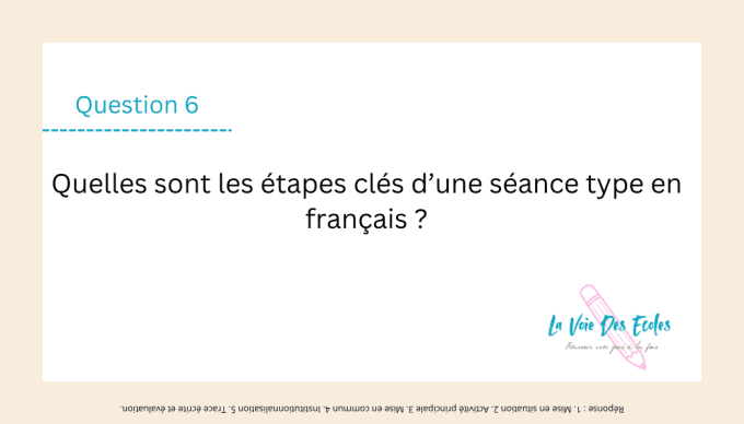 115 Flashcards de Leçon en Français – Oral CRPE