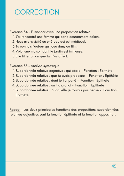Réussir le Français au  CRPE  - 100 entraînements sur les propositions